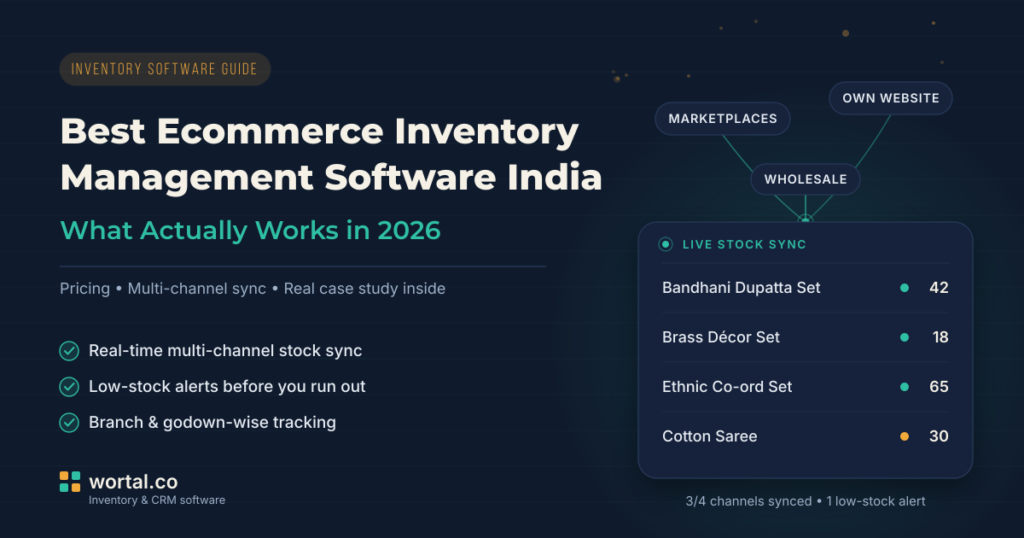 Best Ecommerce Inventory Management Software in India: What Actually Works in 2026