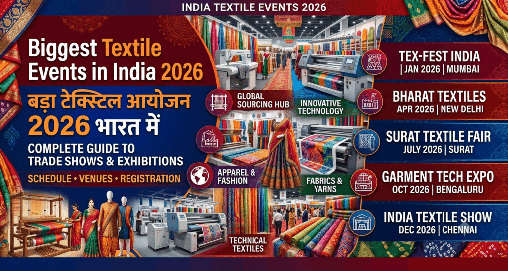 Biggest Textile Events in India 2026: Complete Guide to Trade Shows & Exhibitions