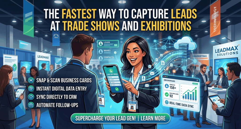The Fastest Way to Capture Leads at Trade Shows and Exhibitions