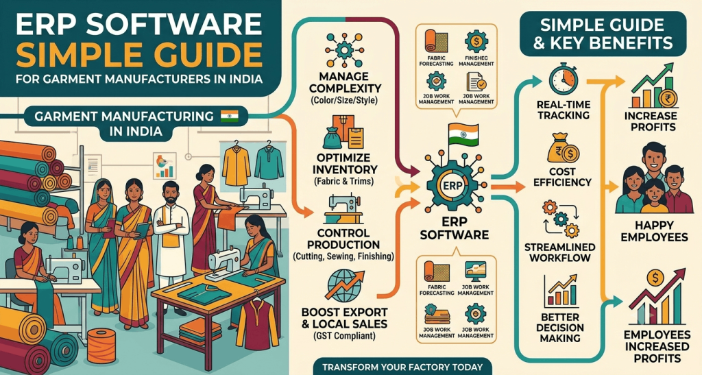ERP Software for Garment Manufacturers in India: A Simple Guide