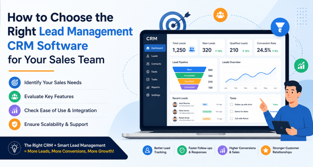 How to Choose the Right Lead Management CRM Software for Your Sales Team