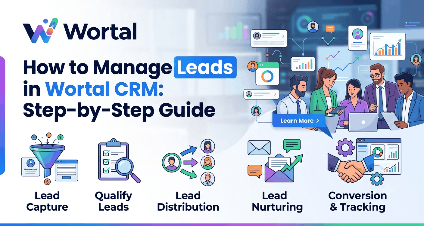 Manage Leads in Wortal CRM Software