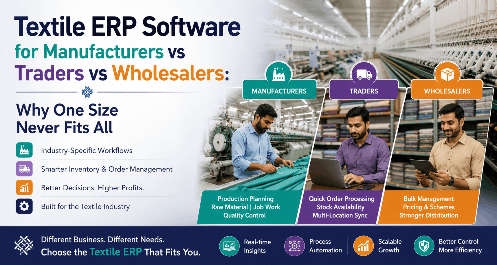 Textile ERP Software for Manufacturers surat